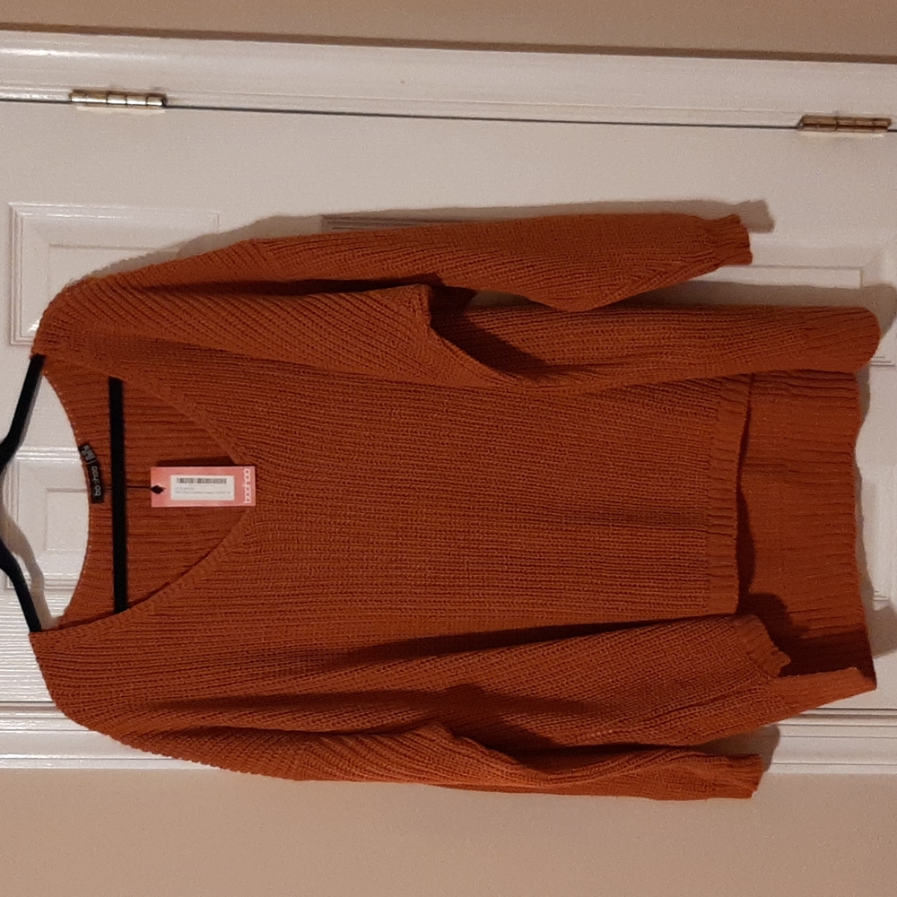 Oversized V neck sweater